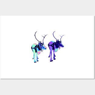 Happy HoloDaze Reindeer Posters and Art